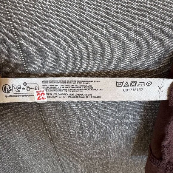 FP Beach Alana French Roast Combo Open Back  Basque Waist Midi Dress Size M - Picture 12 of 12